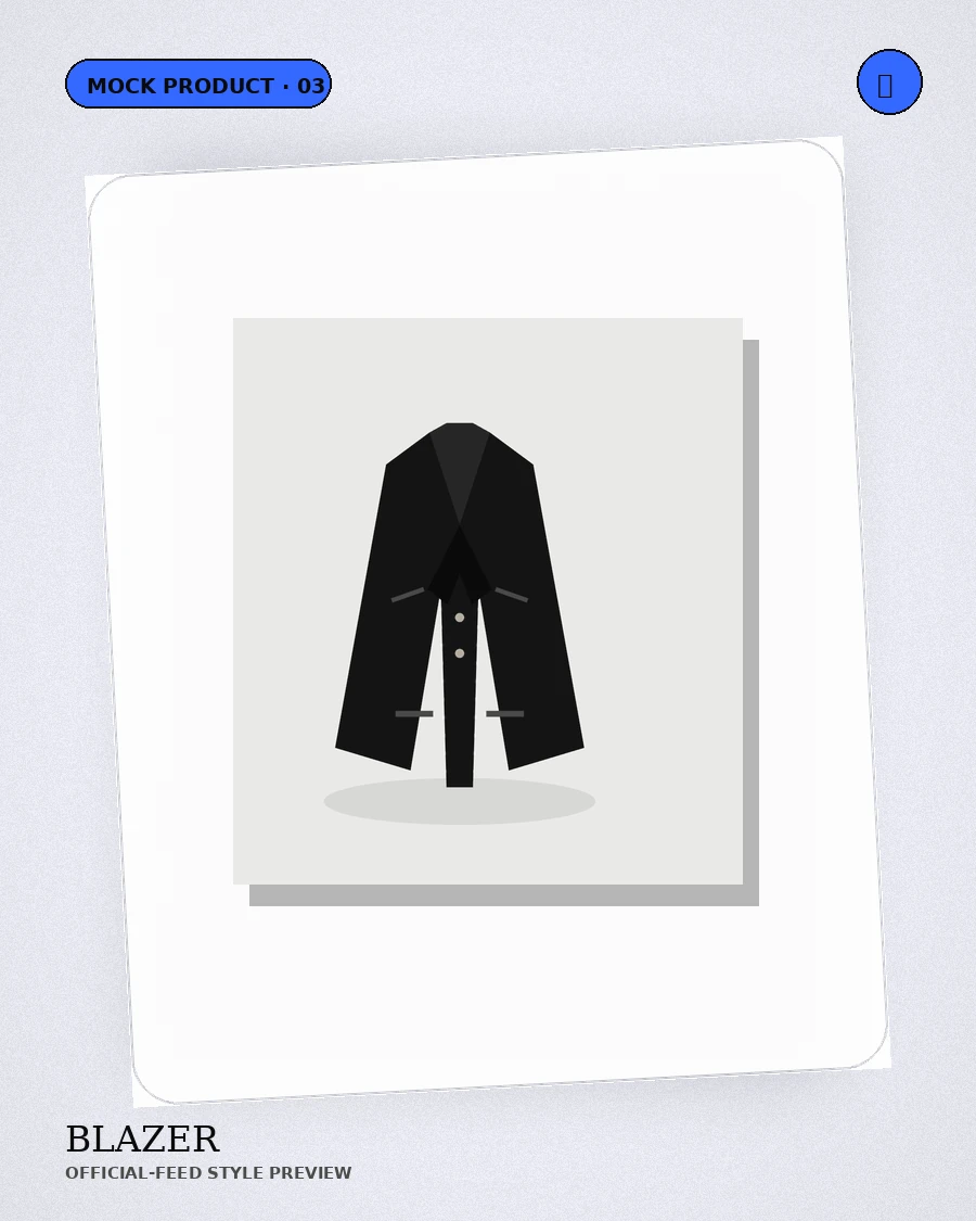 Sculpted Black Blazer