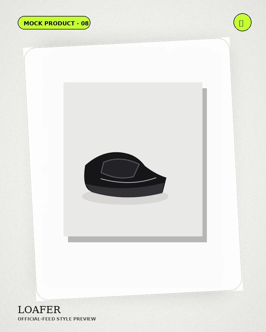 Minimal Leather Loafer
